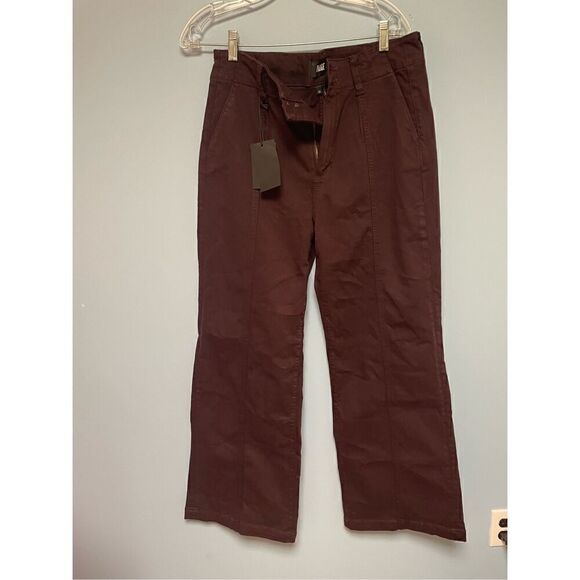 PAIGE Womens 30 Brooklyn Double Button Fky High Rise Wide Leg Jeans Vintage - Picture 9 of 10